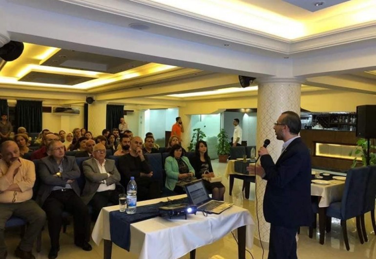 من فعالية مشاركة شركة السعد بمناسبة افتتاح مشفى الأطفال في طرطوس 